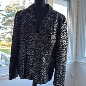 Pamela McCoy genuine leather jacket/blazer